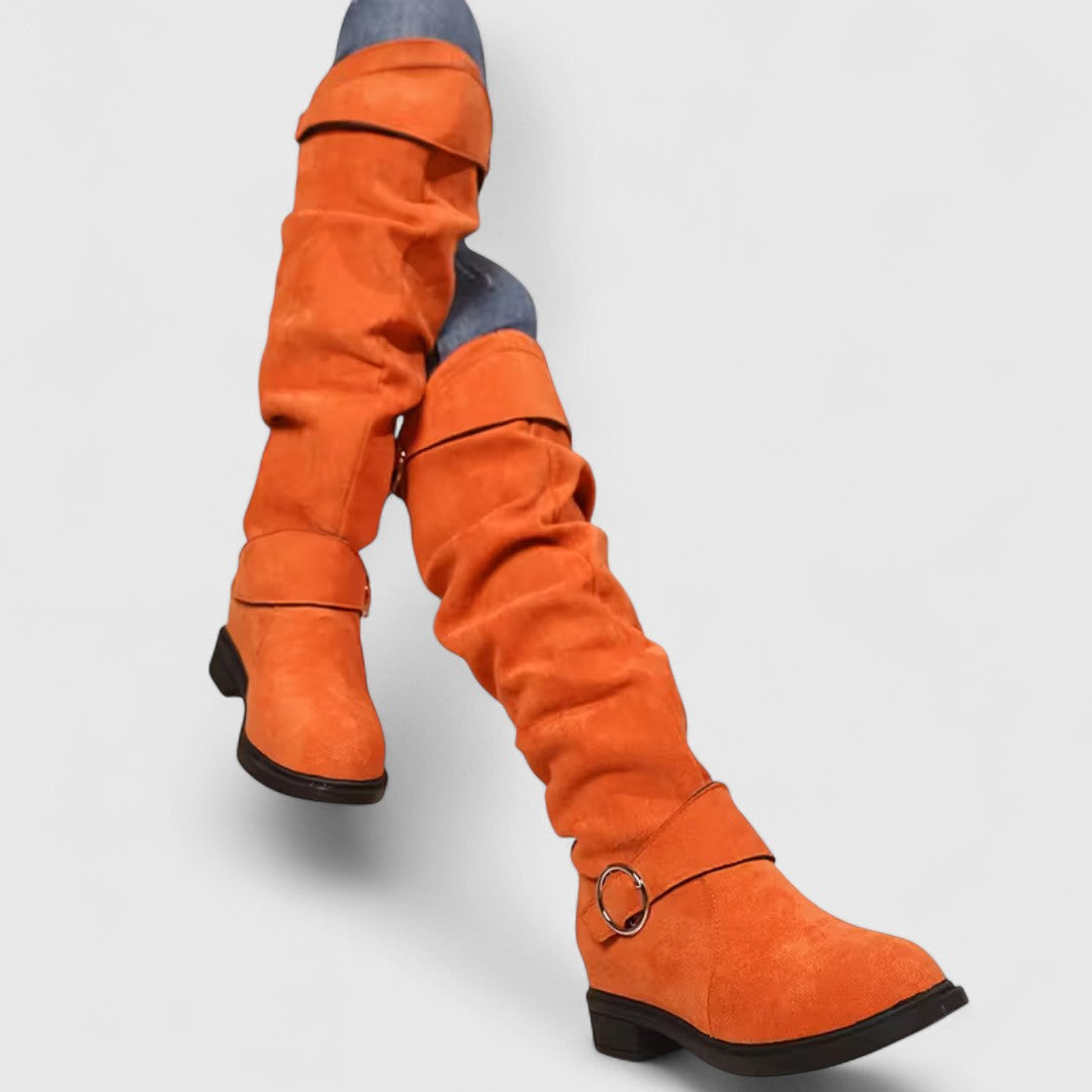 Aura | Botas altas hasta la rodilla de elegancia suave