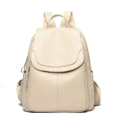 Olivia - Mochila de cuero segura