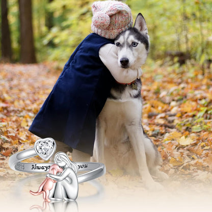 Anillo ajustable – “Siempre en mi corazón”