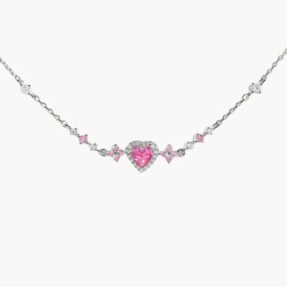 Pulsera de corazón con circonitas