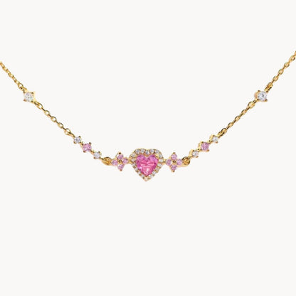 Pulsera de corazón con circonitas