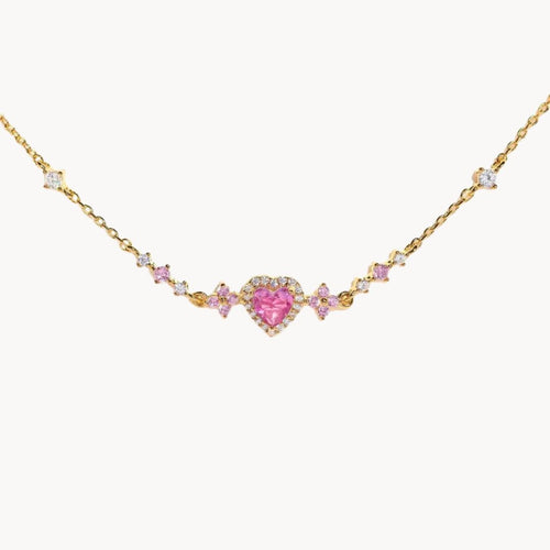 Pulsera de corazón con circonitas