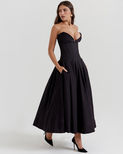 Vestido midi Amalfi