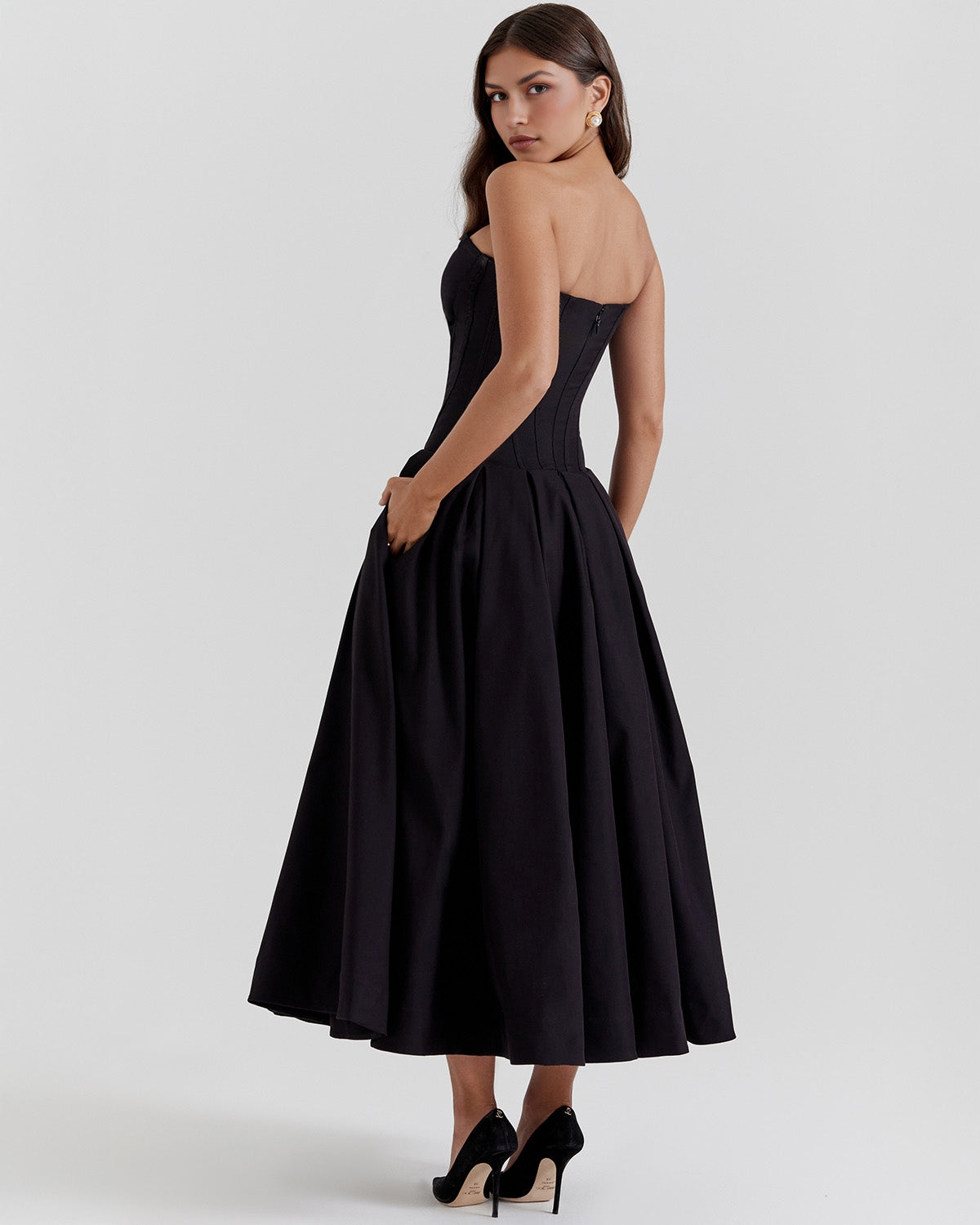Vestido midi Amalfi