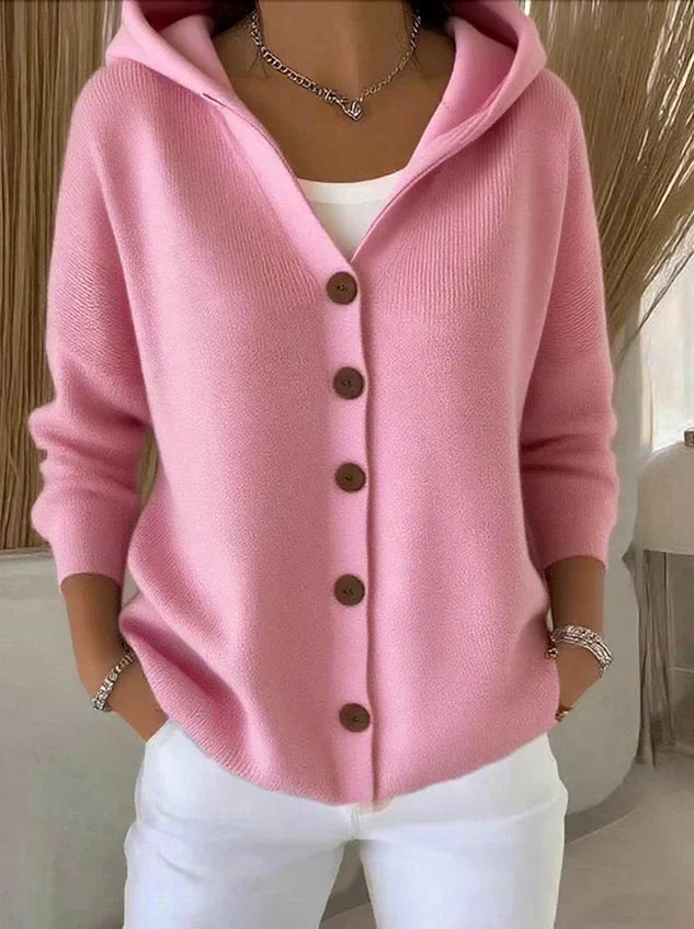 Janet | Cárdigan con capucha de moda 