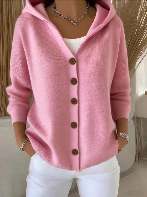 Janet | Cárdigan con capucha de moda 