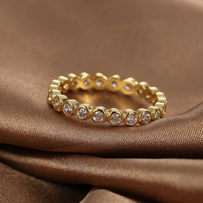 Anillo de burbuja con diamante