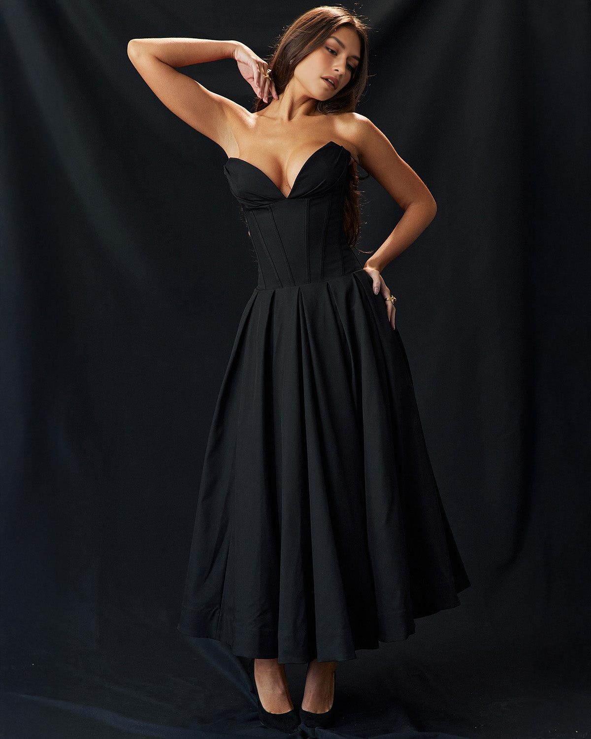 Vestido midi Amalfi