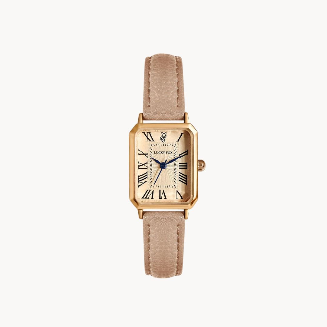 Hermoso reloj de cuero