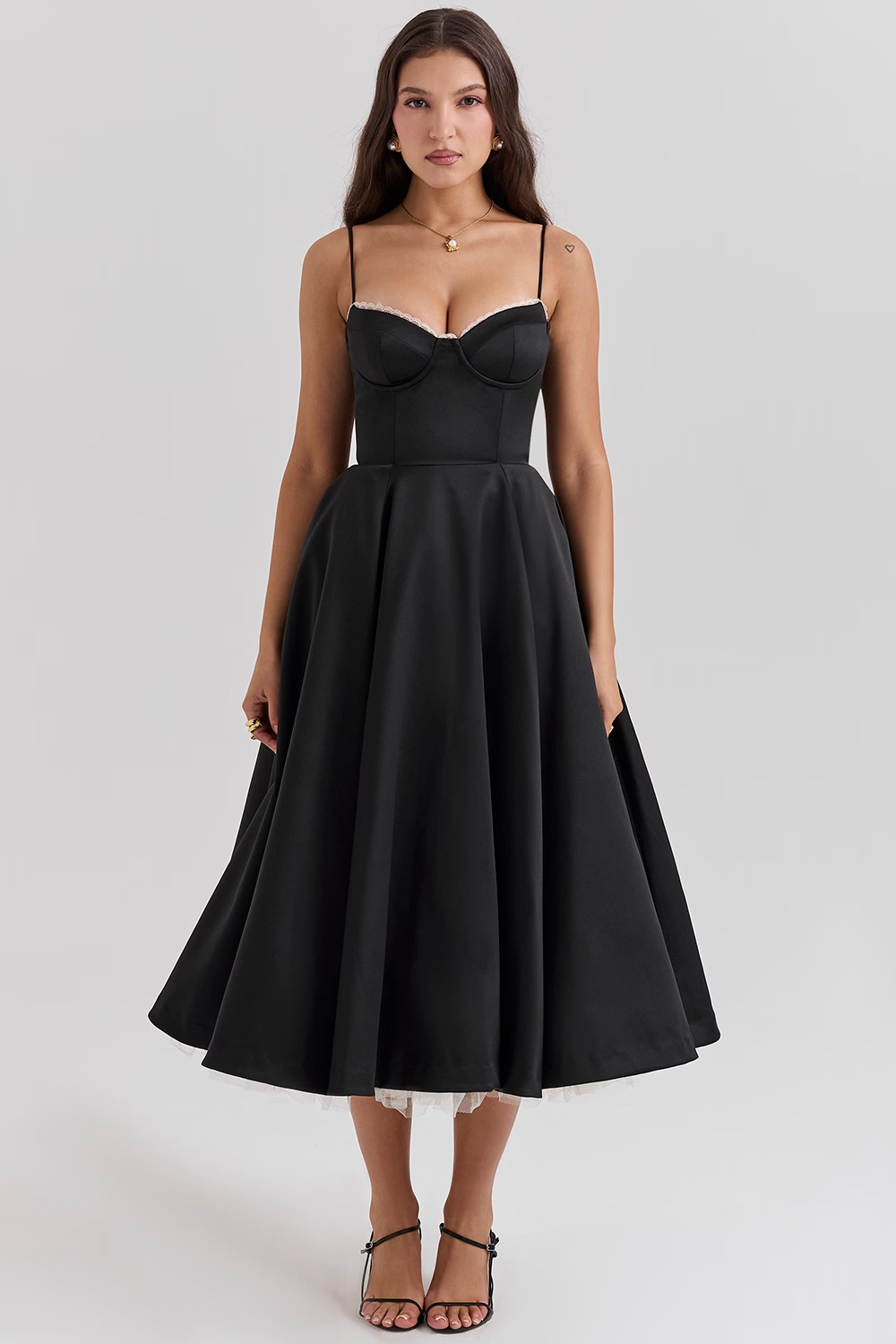 Alina™ | Vestido midi con corsé