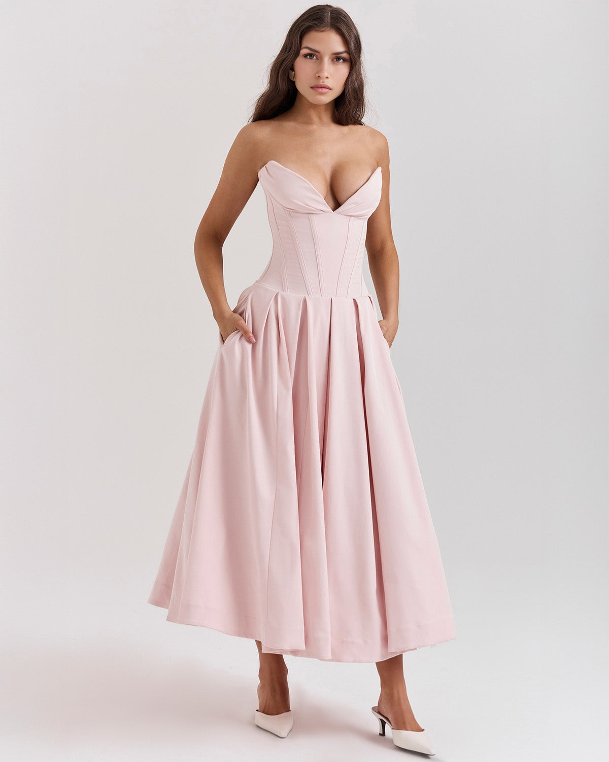 Vestido midi Amalfi