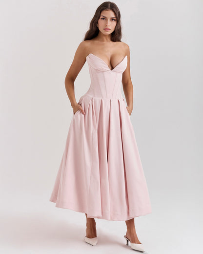 Vestido midi Amalfi