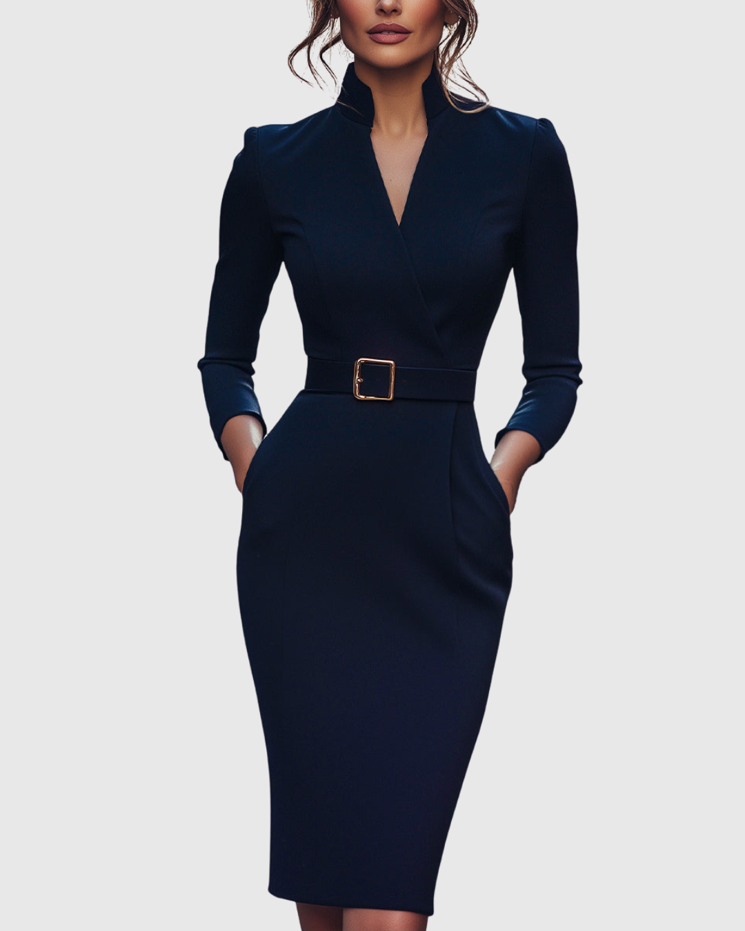 Clariel | Vestido midi refinado