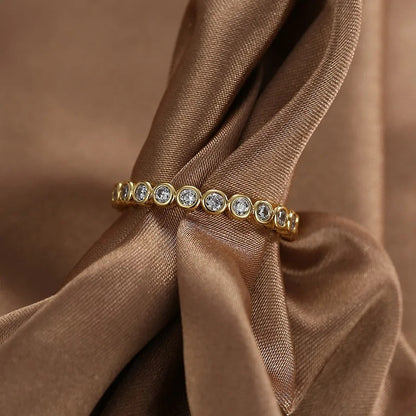 Anillo de burbuja con diamante