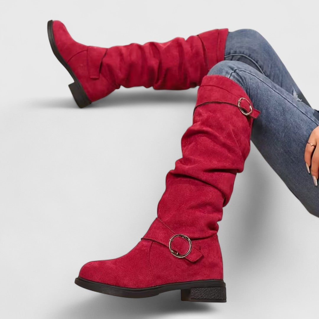 Aura | Botas altas hasta la rodilla de elegancia suave