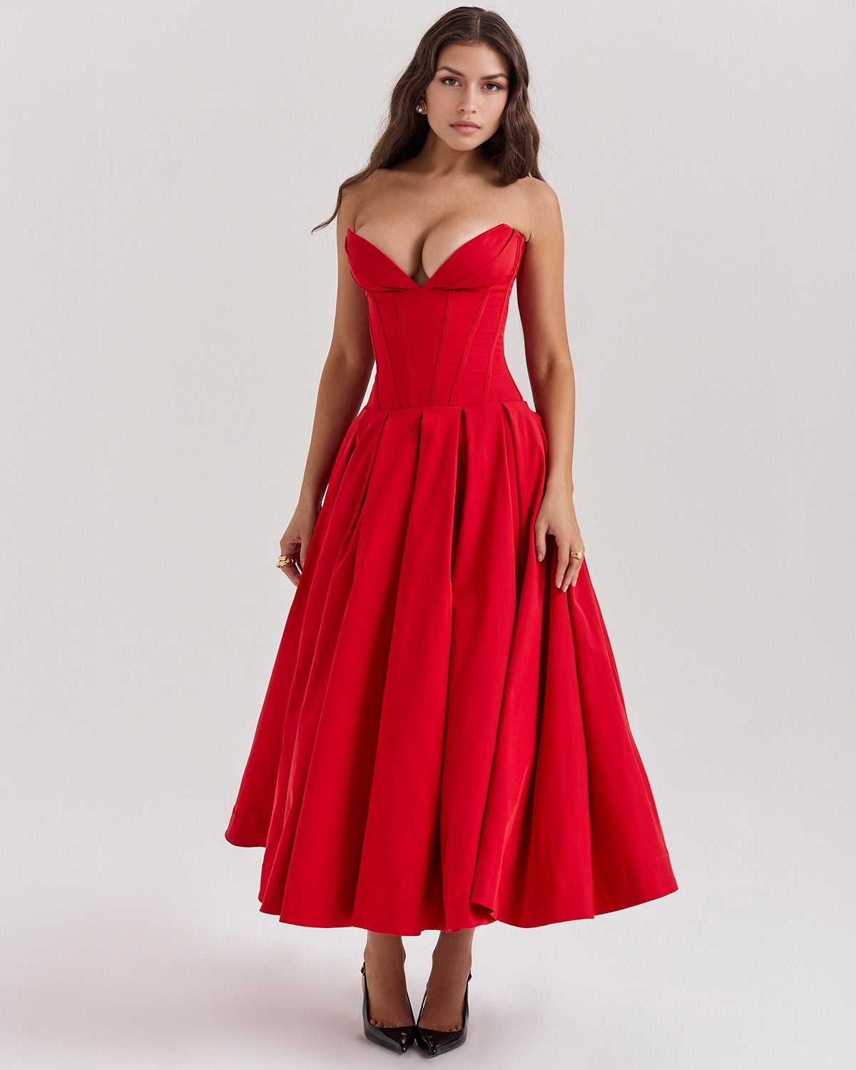 Vestido midi Amalfi