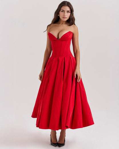 Vestido midi Amalfi