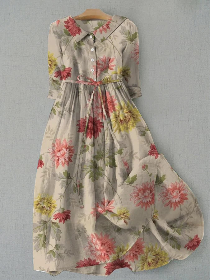 Fiona - Vestido camisero con lazos