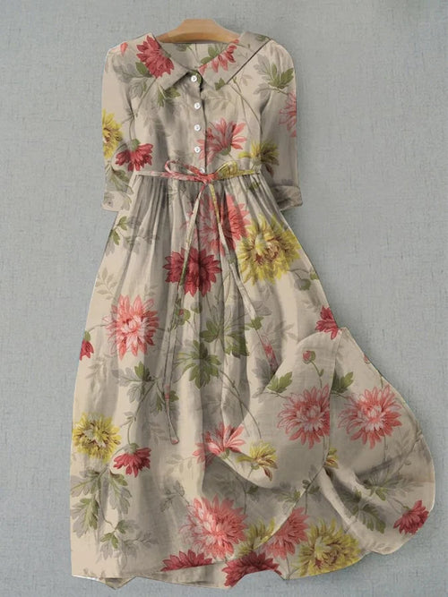 Fiona - Vestido camisero con lazos