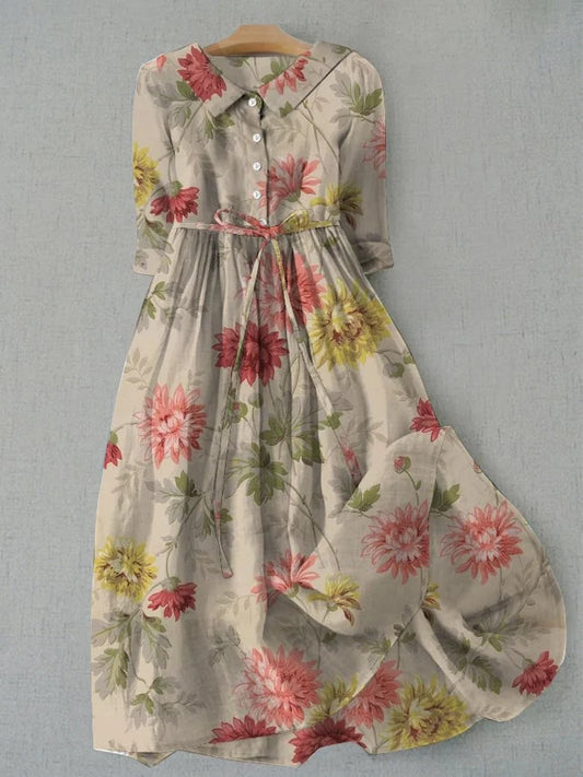 Fiona - Vestido camisero con lazos