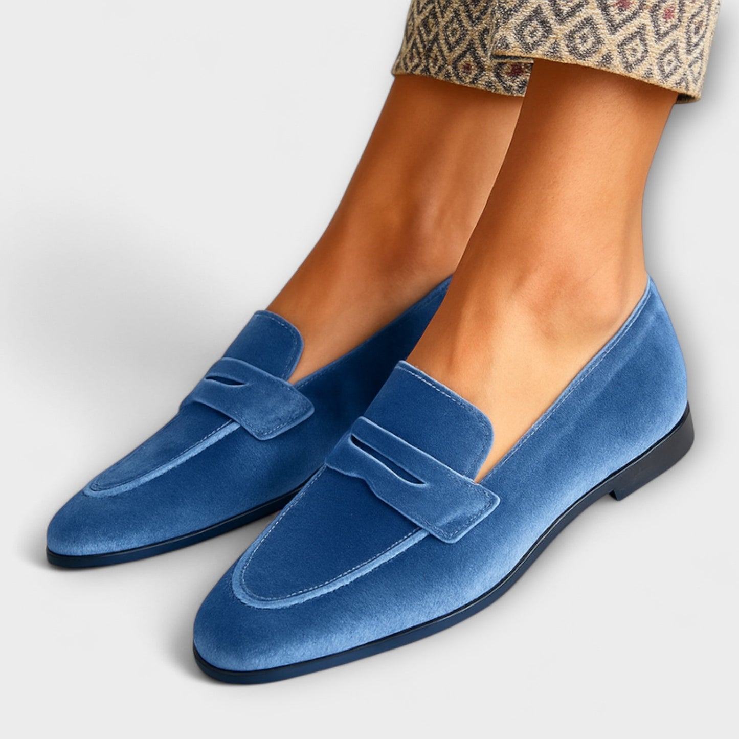 Lou - Mocasines de terciopelo