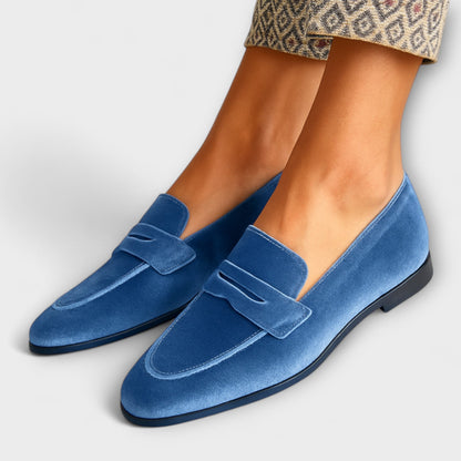 Lou - Mocasines de terciopelo