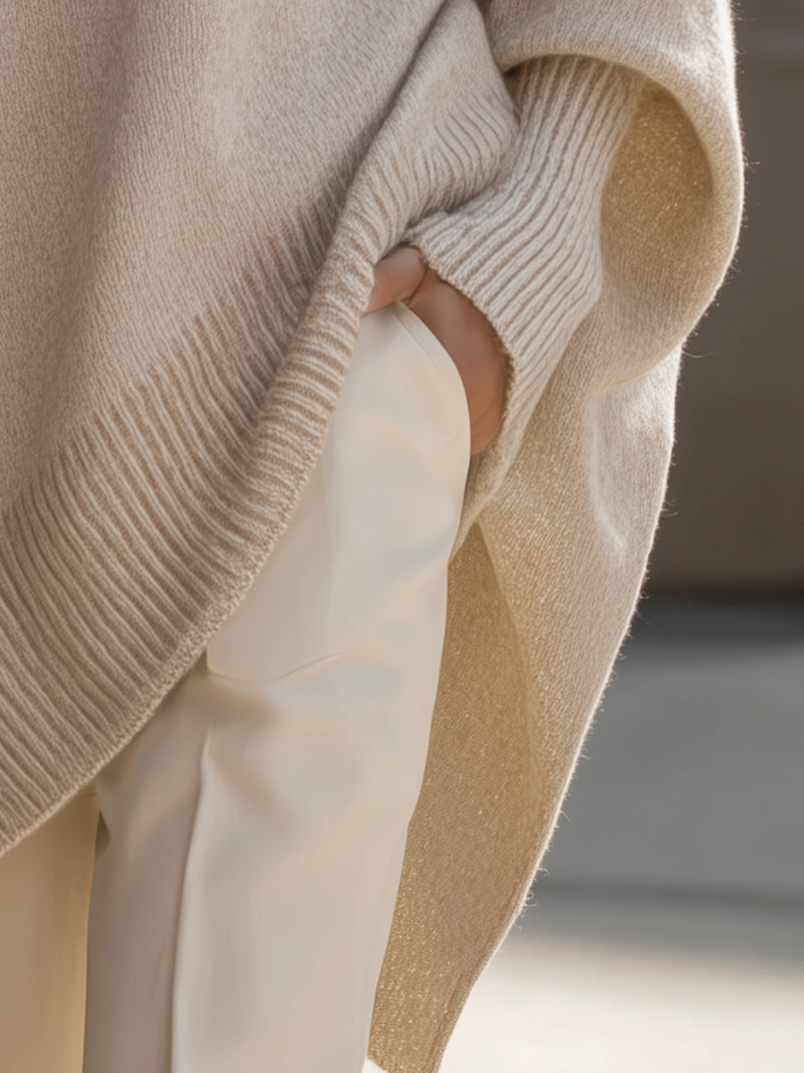 Ava – Poncho extragrande de elegancia sin esfuerzo