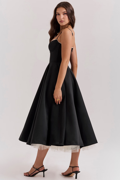 Alina™ | Vestido midi con corsé