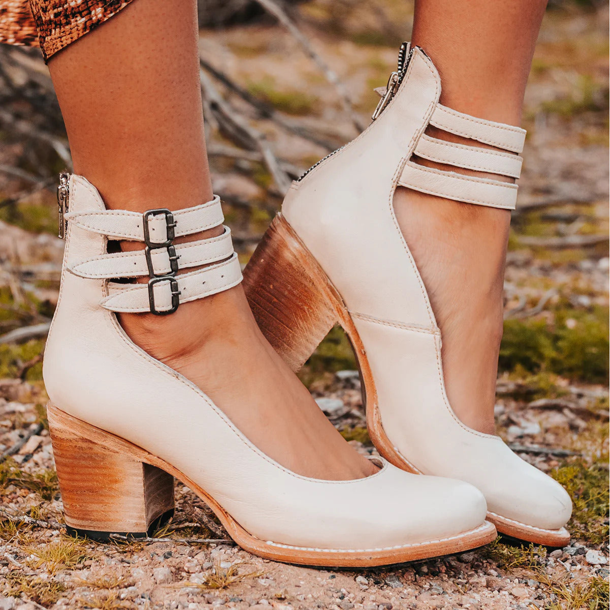 Ginevra™ | Tacones de múltiples tiras con tacón grueso