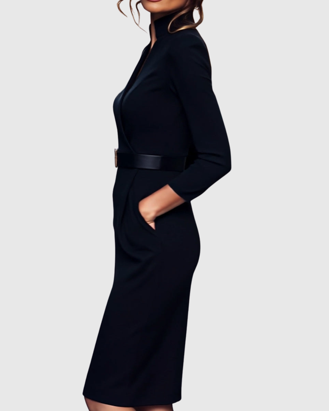 Clariel | Vestido midi refinado