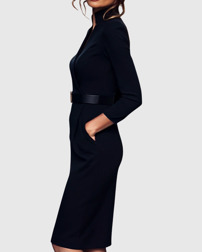 Clariel | Vestido midi refinado
