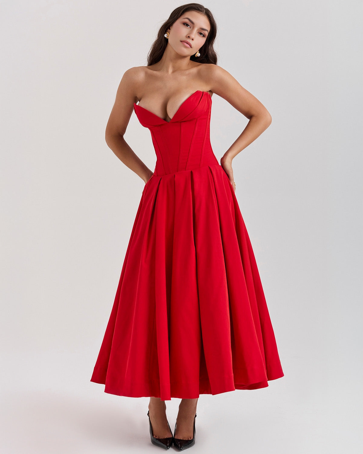 Vestido midi Amalfi