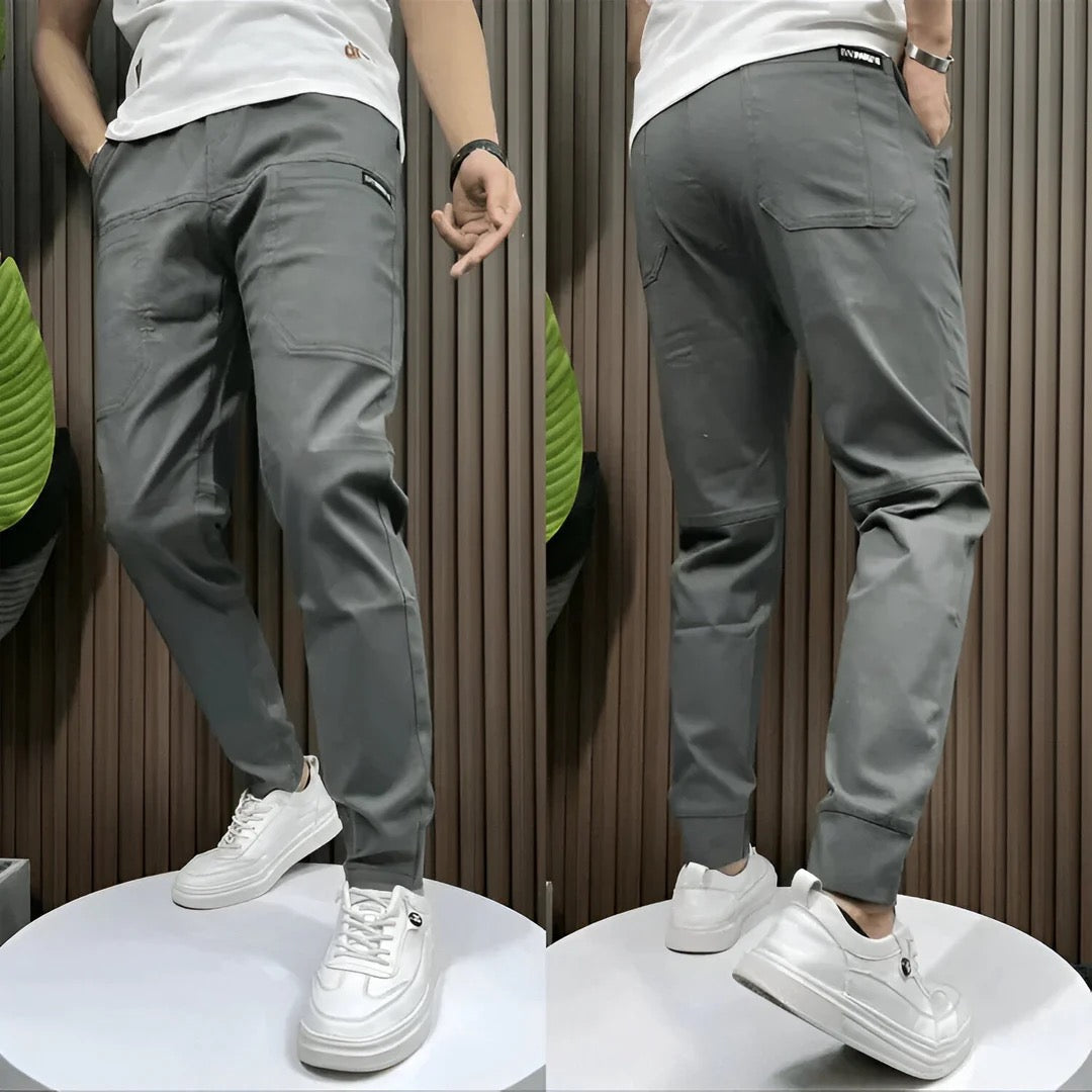 Tommaso | Pantalones cargo elásticos premium