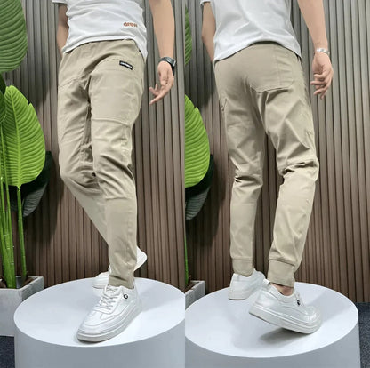 Tommaso | Pantalones cargo elásticos premium