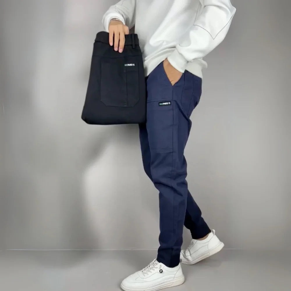 Tommaso | Pantalones cargo elásticos premium