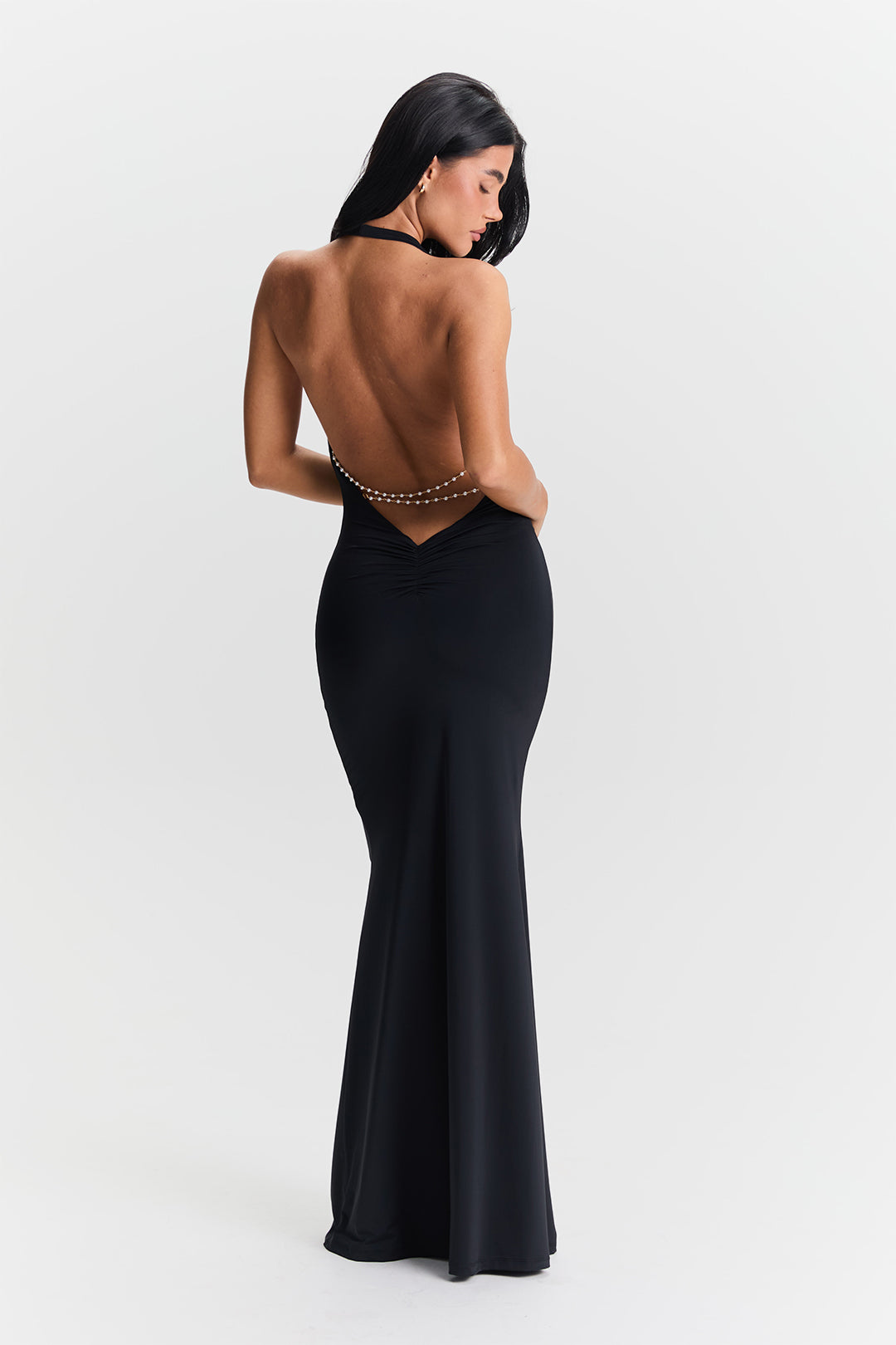 Saskia™ | Vestido con cuello vuelto 