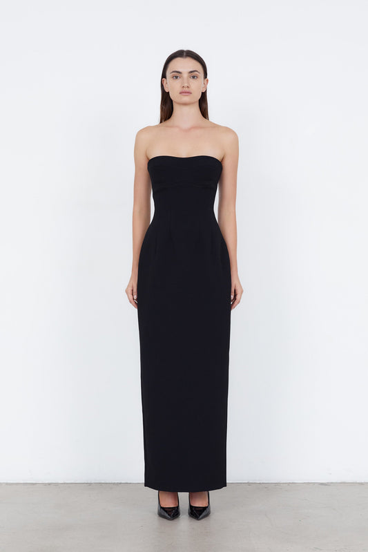 Coriva™ | Vestido largo sin tirantes 