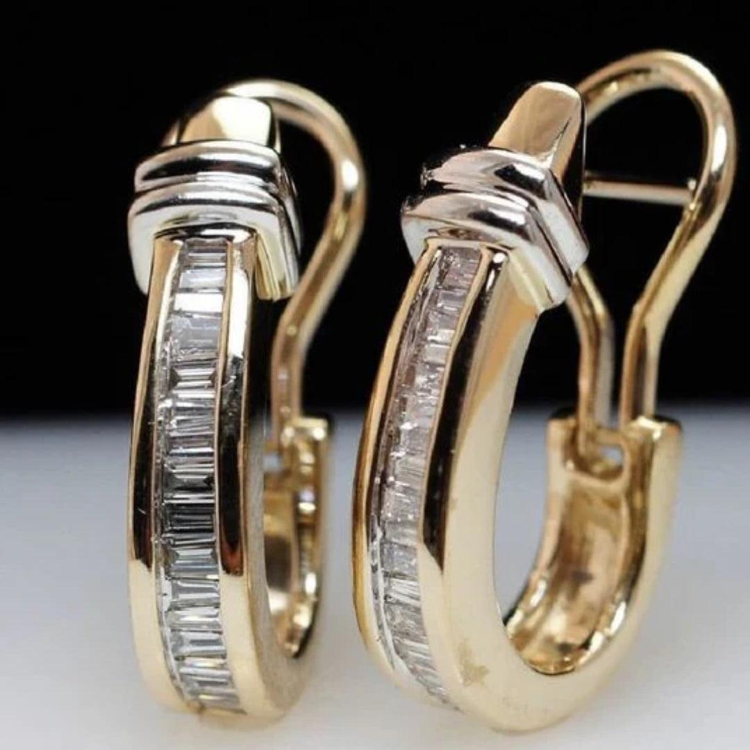 Pendientes de diamantes vintage Valera 
