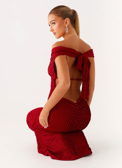 Serina™ | Vestido con hombros descubiertos 