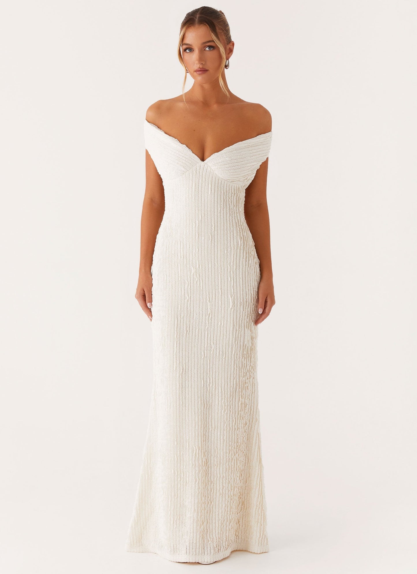 Serina™ | Vestido con hombros descubiertos 