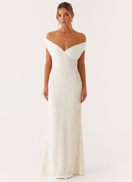 Serina™ | Vestido con hombros descubiertos 
