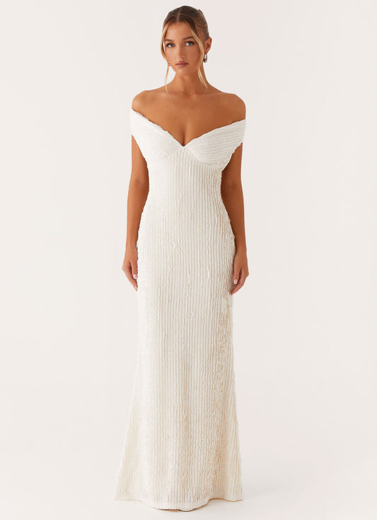 Serina™ | Vestido con hombros descubiertos 