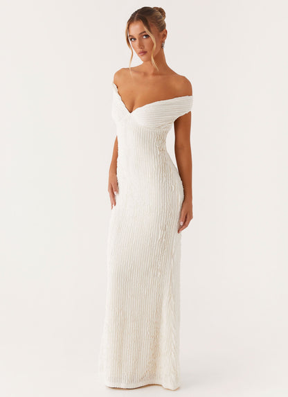 Serina™ | Vestido con hombros descubiertos 