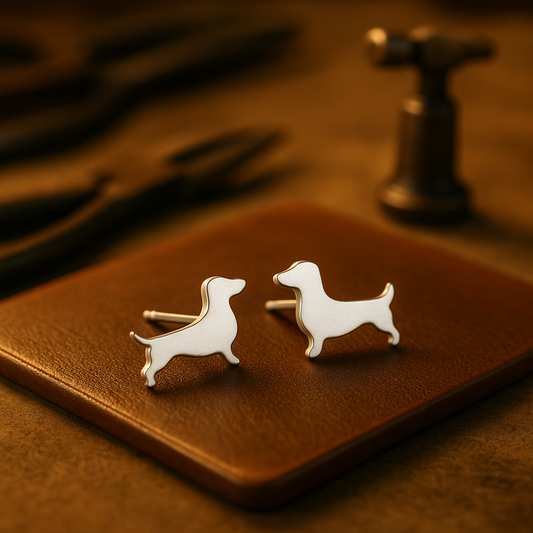 Pendientes de perro salchicha