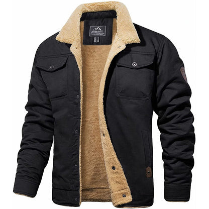 Hudson™ | Chaqueta bomber con forro de sherpa para hombre