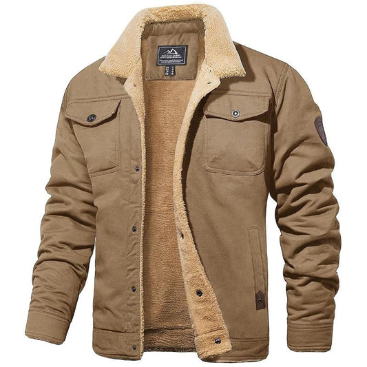 Hudson™ | Chaqueta bomber con forro de sherpa para hombre