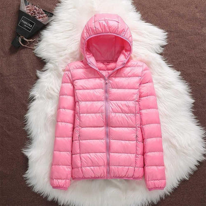 Norte - Nueva chaqueta impermeable con plumas de pato blancas
