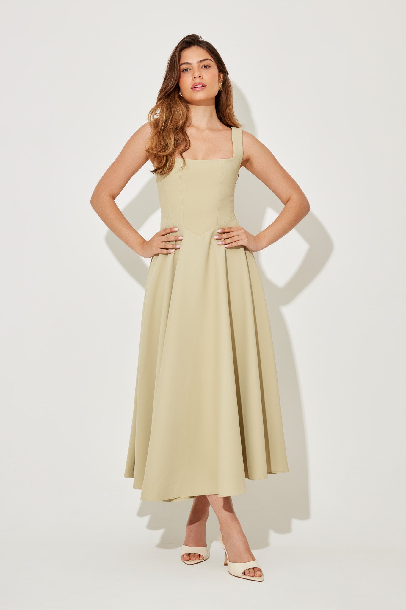 Selene™ | Vestido midi fluido y atemporal