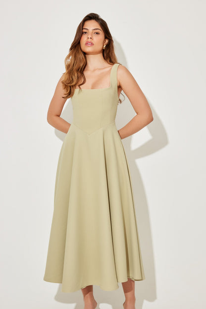 Selene™ | Vestido midi fluido y atemporal