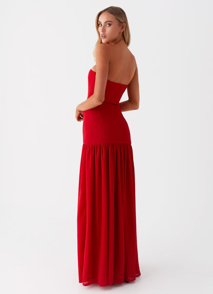 Elin™ | Vestido largo con escote